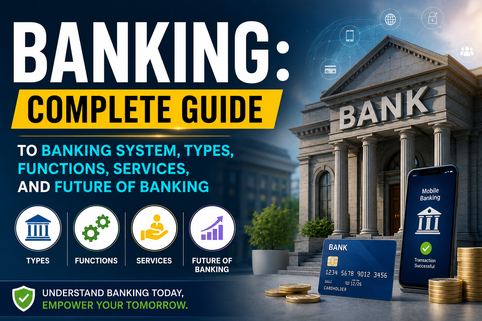 Banking: Complete Guide to Banking System, Types, Functions, Services, and Future of Banking