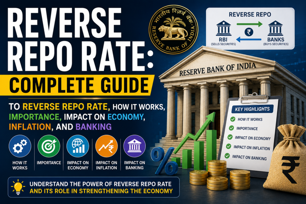 Reverse Repo Rate: Complete Guide to Reverse Repo Rate, How It Works, Importance, Impact on Economy, Inflation, and Banking